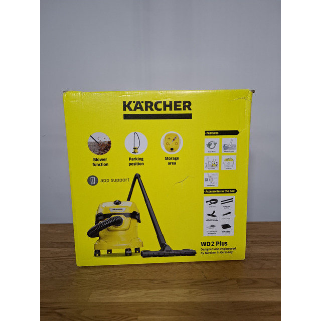 Строительный пылесос Karcher WD 2 Plus V-12 / 4 / 18 (Цвет: Yellow) Строительный пылесос Karcher WD 2 Plus V-12 / 4 / 18 (Цвет: Yellow)