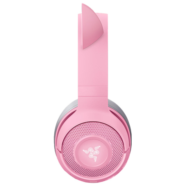 Наушники с микрофоном Razer Kraken BT - Kitty Edition - Quartz (Цвет: Pink)