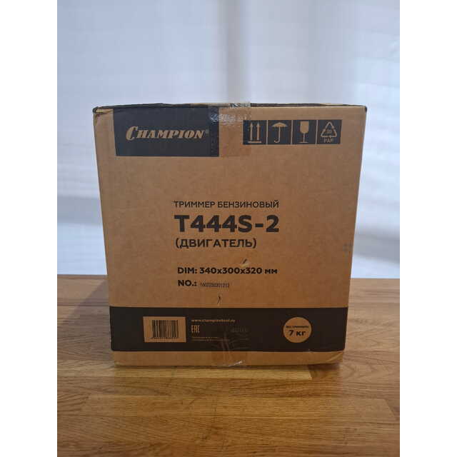 Триммер бензиновый Champion T444S-2 (2-коробки) (Цвет: Yellow / Black)