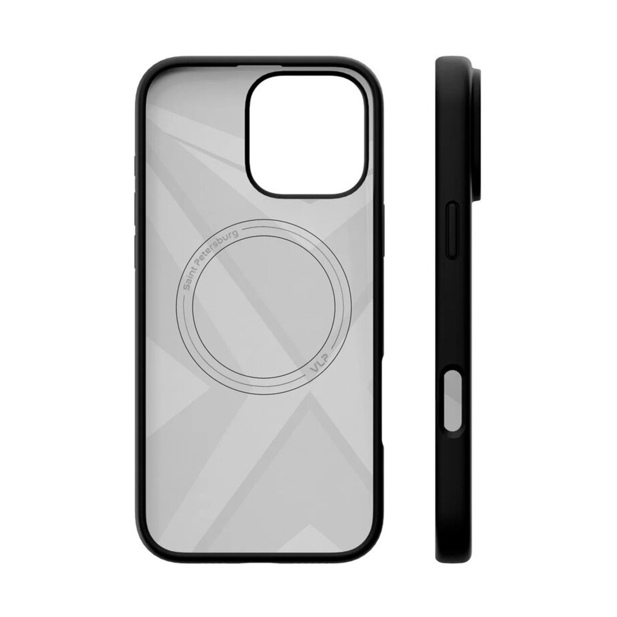 Чехол-накладка VLP Aster Case with MagSafe для смартфона Apple iPhone 16 Pro (Цвет: Black)