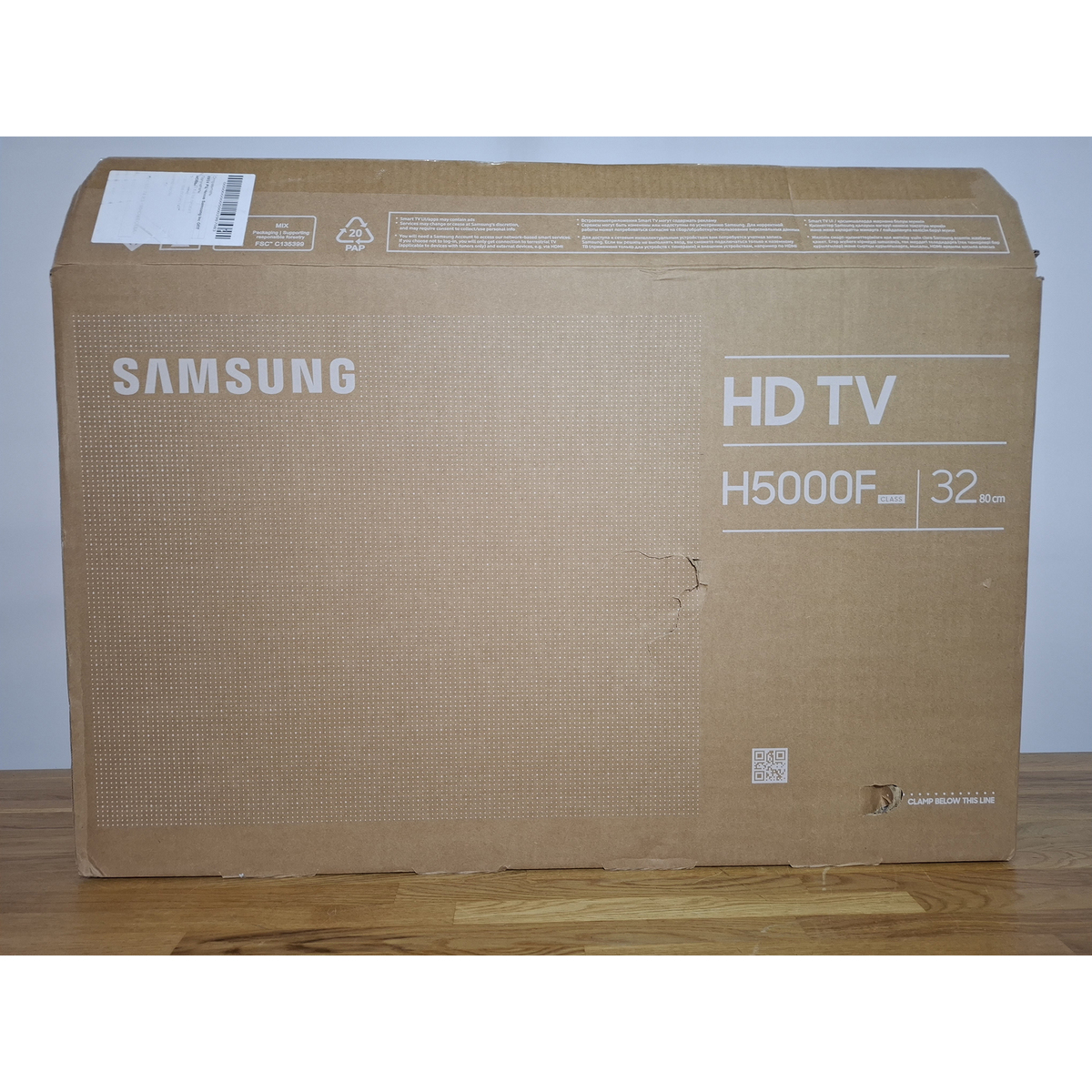 Телевизор Samsung 32" UE32H5000FUXRU, черный