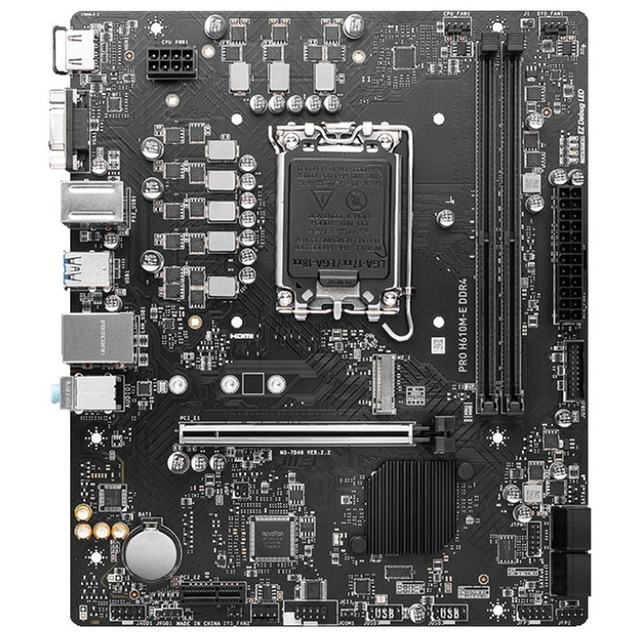 Материнская плата MSI PRO H610M-E DDR4