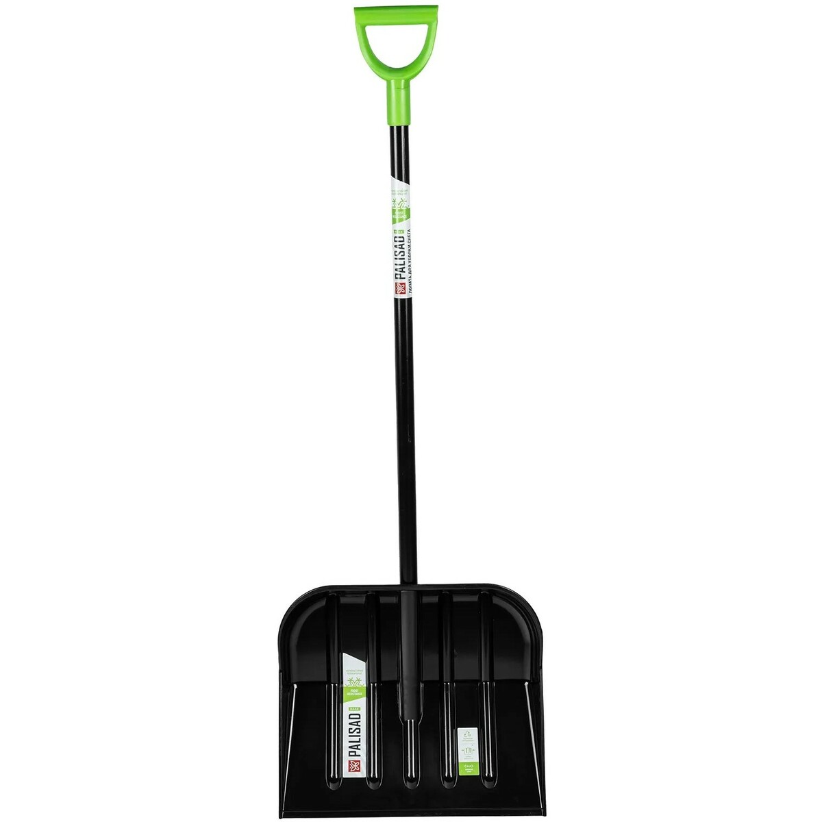 Лопата для уборки снега Palisad 61644 (Цвет: Black/Green)
