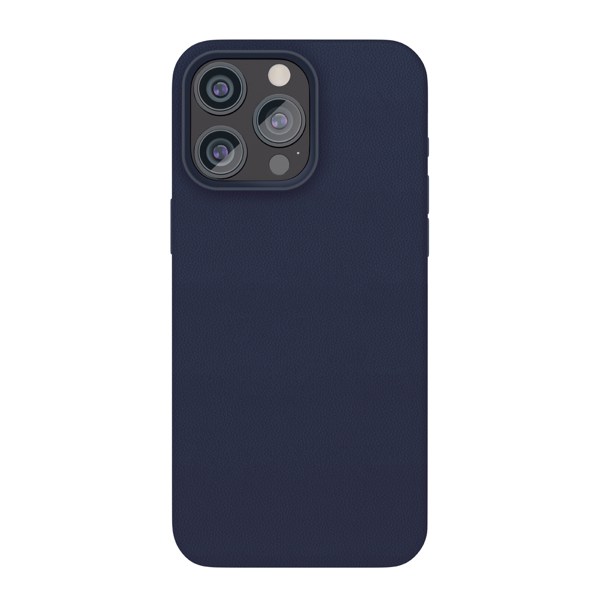 Чехол-накладка VLP Ecopelle Case with MagSafe для смартфона Apple iPhone 15 Pro (Цвет: Dark Blue)