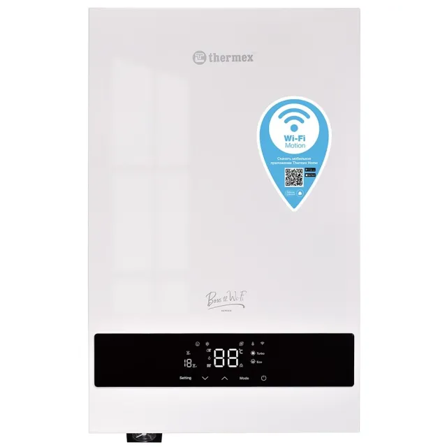 Электрический котел Thermex Boss 12 Wi-Fi (White), белый