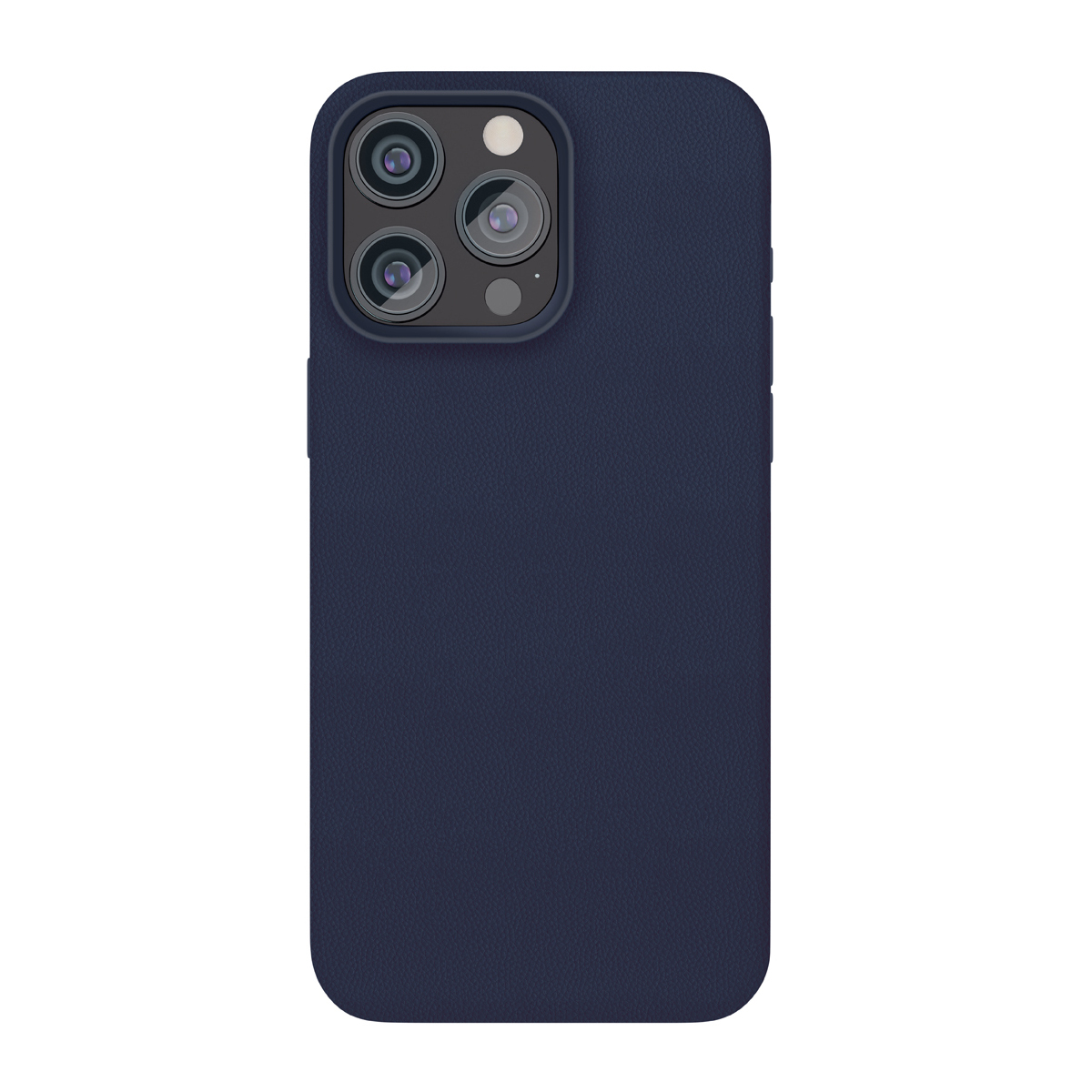 Чехол-накладка VLP Ecopelle Case with MagSafe для смартфона Apple iPhone 15 Pro Max (Цвет: Dark Blue)