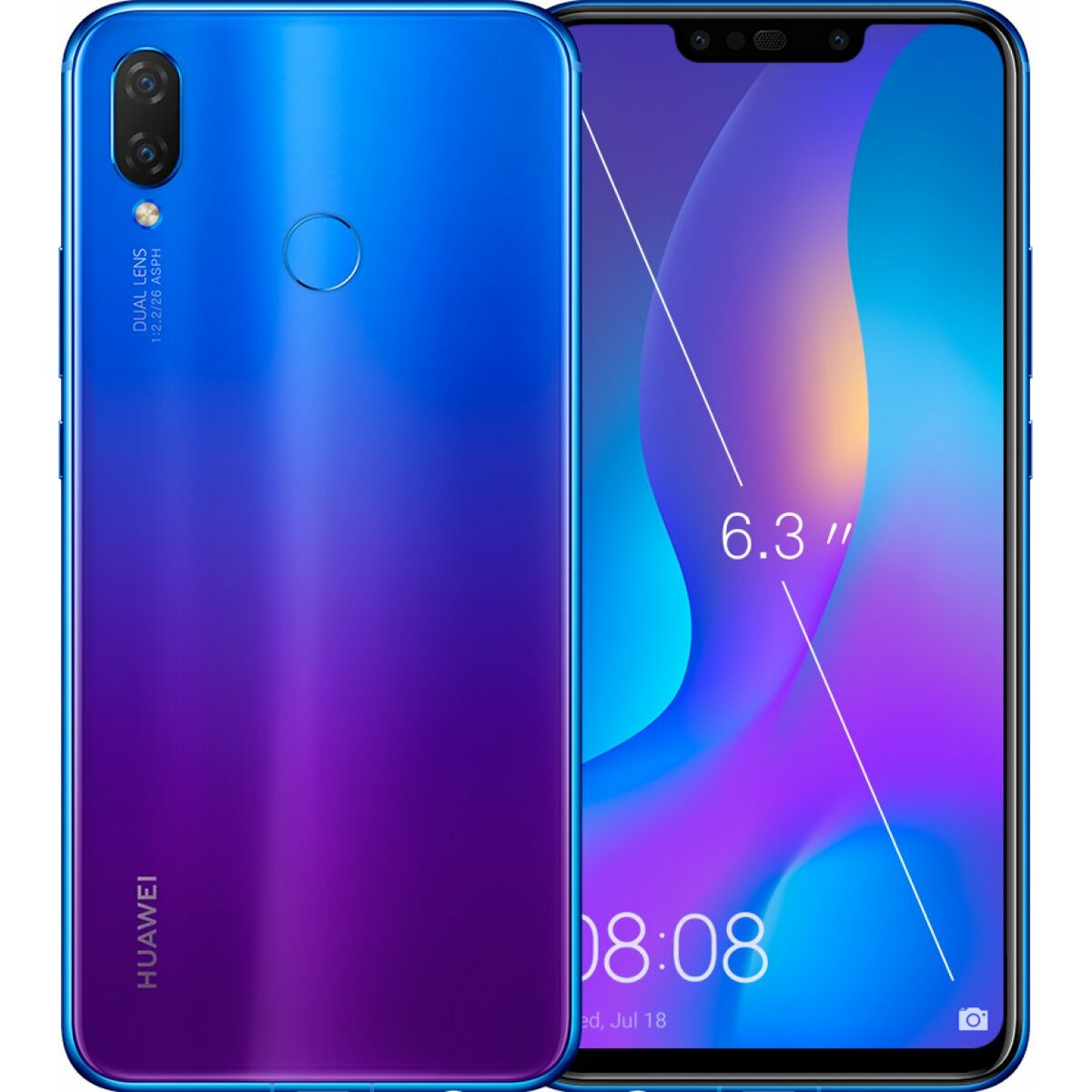 Смартфон Huawei Nova 3i 4 / 64Gb (Цвет: Iris Purple)
