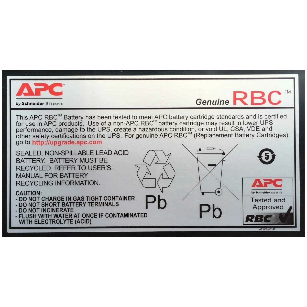 Батарея для ИБП APC RBC22 12В 7Ач для SU700RM2U / SU700R2BX120 / SUA750RM2U