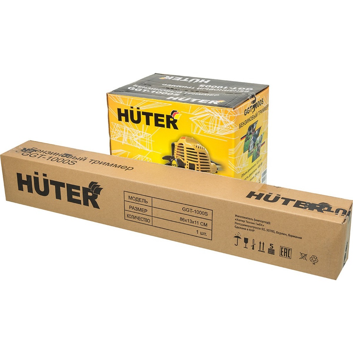 Триммер бензиновый Huter GGT-1000S (Цвет: Yellow)