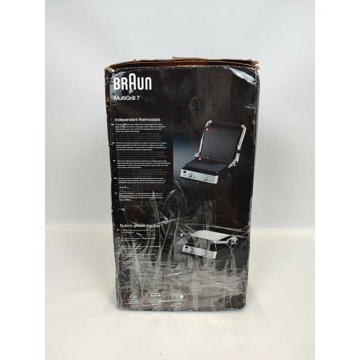 Электрогриль Braun CG7010 (Цвет: Silver / Black)