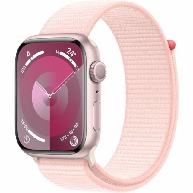Умные часы Apple Watch Series 9 45mm Aluminum Case with Sport Loop (Цвет: Pink)