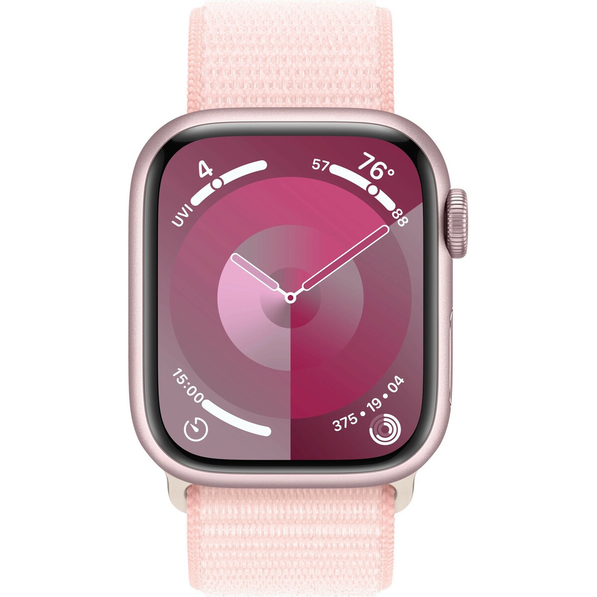 Умные часы Apple Watch Series 9 45mm Aluminum Case with Sport Loop (Цвет: Pink)