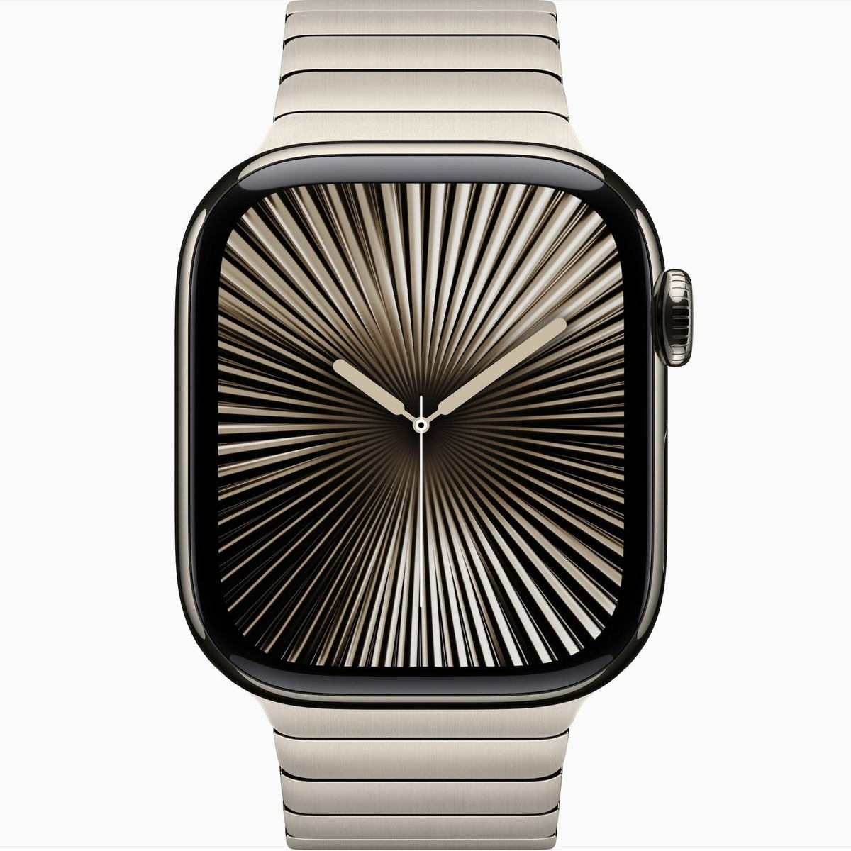 Apple Watch Series 10 42mm Natural Titanium Case with Natural Link Bracelet
