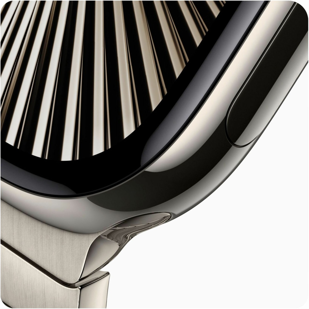 Apple Watch Series 10 42mm Natural Titanium Case with Natural Link Bracelet