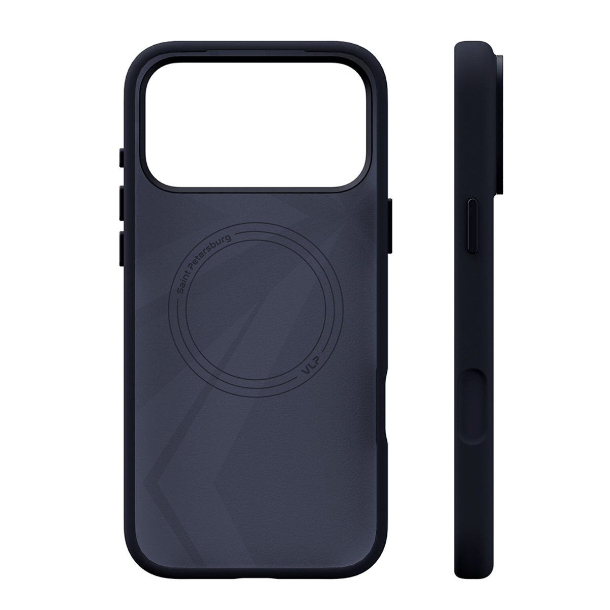 Чехол-накладка VLP Aster Pro Case with MagSafe для смартфона Apple iPhone 17 Pro Max (Цвет: Dark Blue)