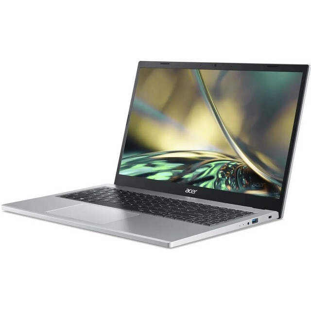 Ноутбук Acer Aspire 3 A315-24P-R8RZ (AMD Ryzen 3 7320U 2.4Ghz/8Gb LPDDR5/SSD 256Gb/AMD Radeon/15.6 /TN/FHD (1920x1080)/noOS/silver/WiFi/BT/Cam)