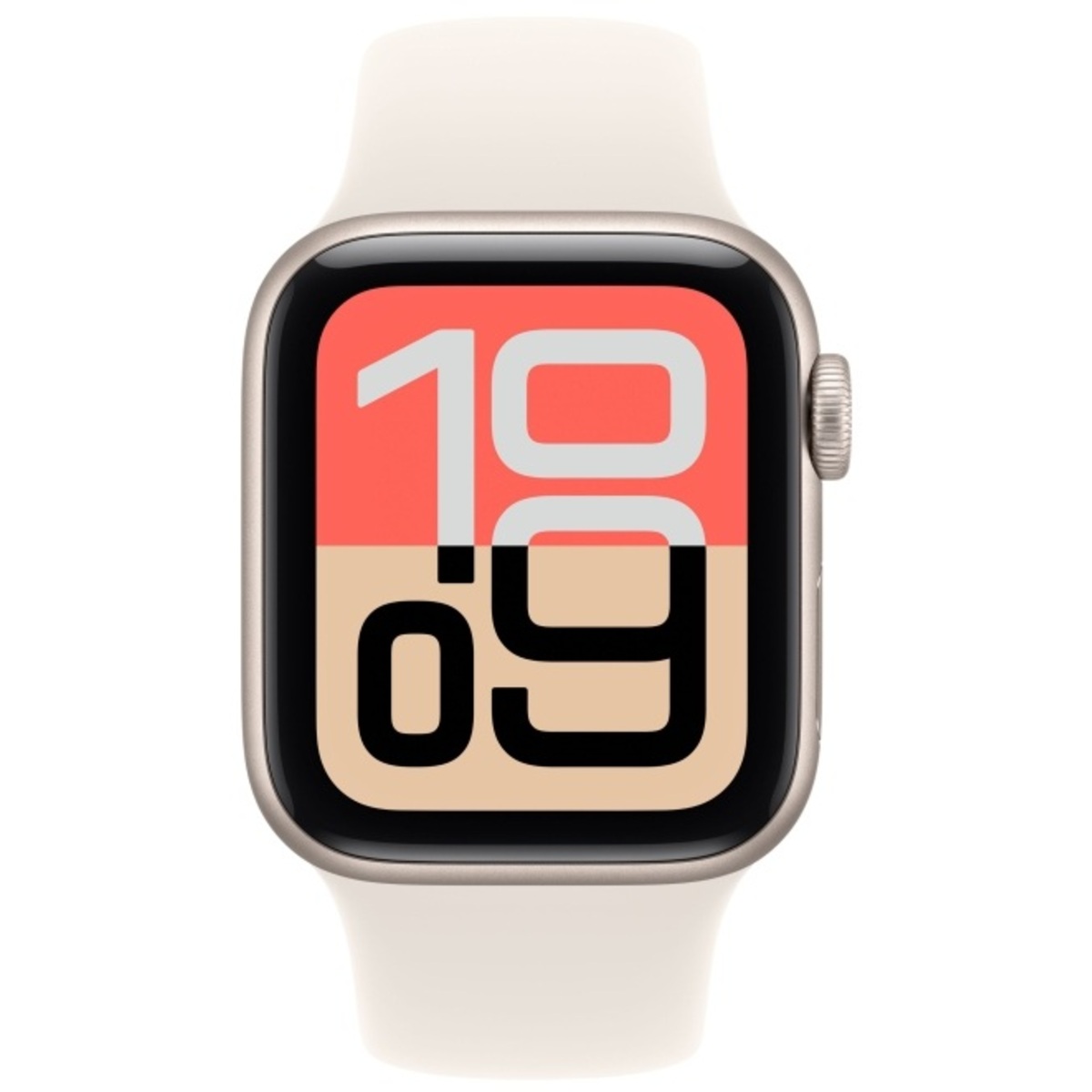 Умные часы Apple Watch SE 3 (2026) 40 mm Starlight Aluminum Starlight Sand Sport Band S/M (MJKR4)