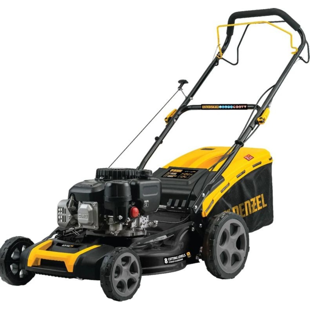 Газонокосилка роторная Denzel GLR-460SP-ZS (Цвет: Yellow/Black)
