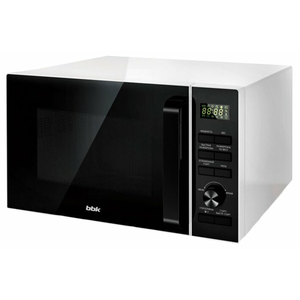 Микроволновая печь BBK 25MWS-970T/WB (Цвет: White/Black)