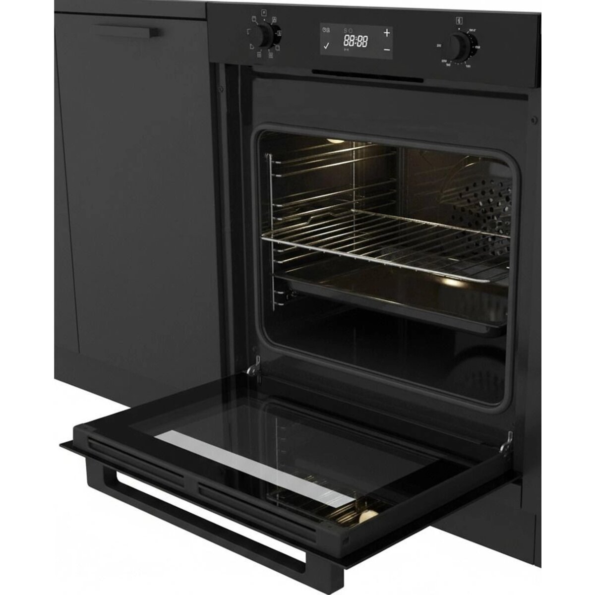 Духовой шкаф Vitek VEO 6480 BG, черный