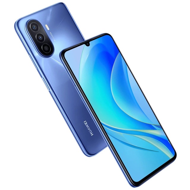 Смартфон Huawei Nova Y70 4/128Gb (Цвет: Crystal Blue)