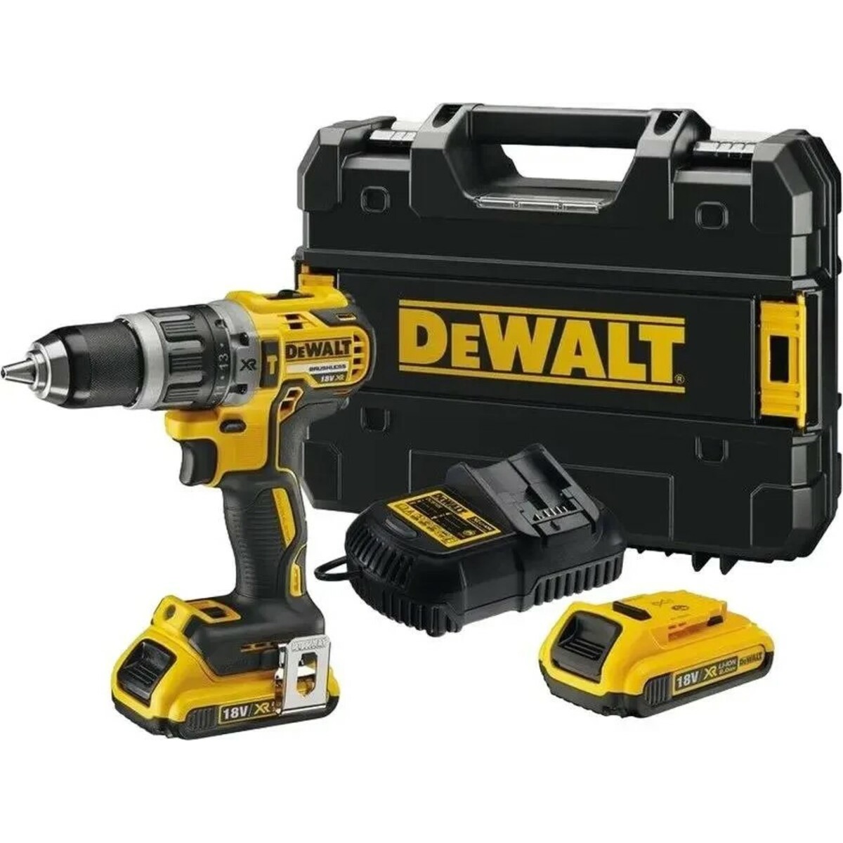 Дрель-шуруповерт DeWalt DCD796D2-QW (Цвет: Yellow / Black)