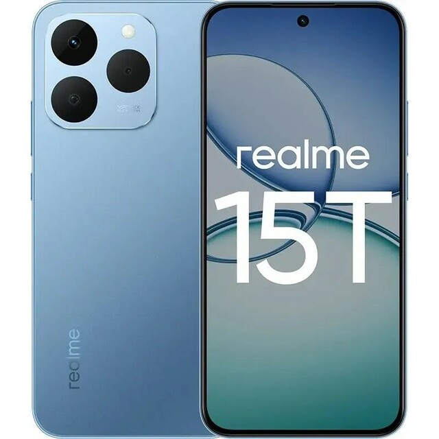 Смартфон realme 15T 8 / 128Gb (Цвет: Metallic Blue)