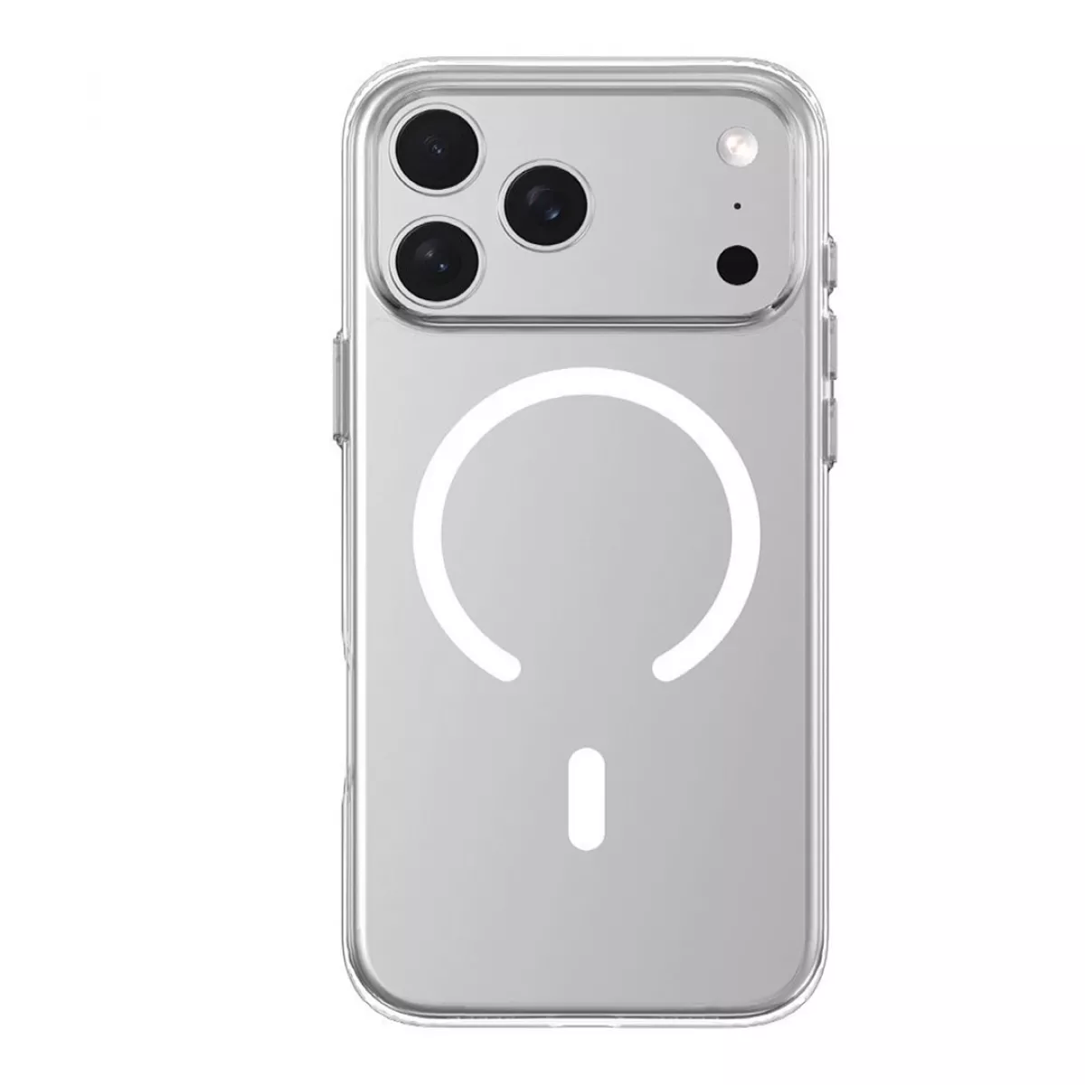 Чехол-накладка Comma Glass Series Magnetic Case для iPhone 17 Pro Max (Цвет: Clear)