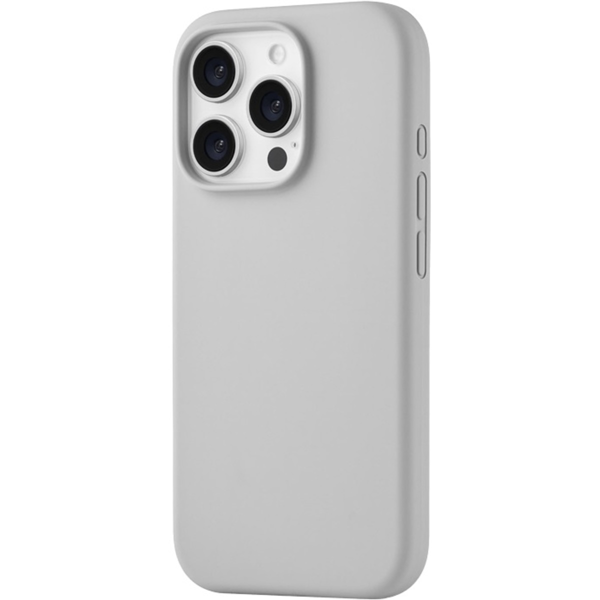 Чехол-накладка uBear Touch Mag Case для смартфона Apple iPhone 16 Pro (Цвет: Light Grey)