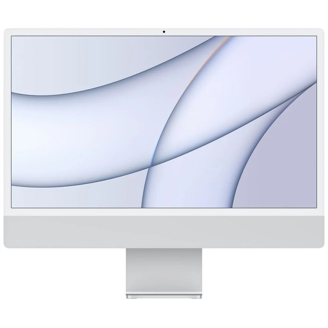 Моноблок Apple iMac MGPC3RU / A 24 4.5K M1  / 8Gb / SSD256Gb / macOS / GbitEth / WiFi / BT / клавиатура / мышь / Cam / серебристый 4480x2520
