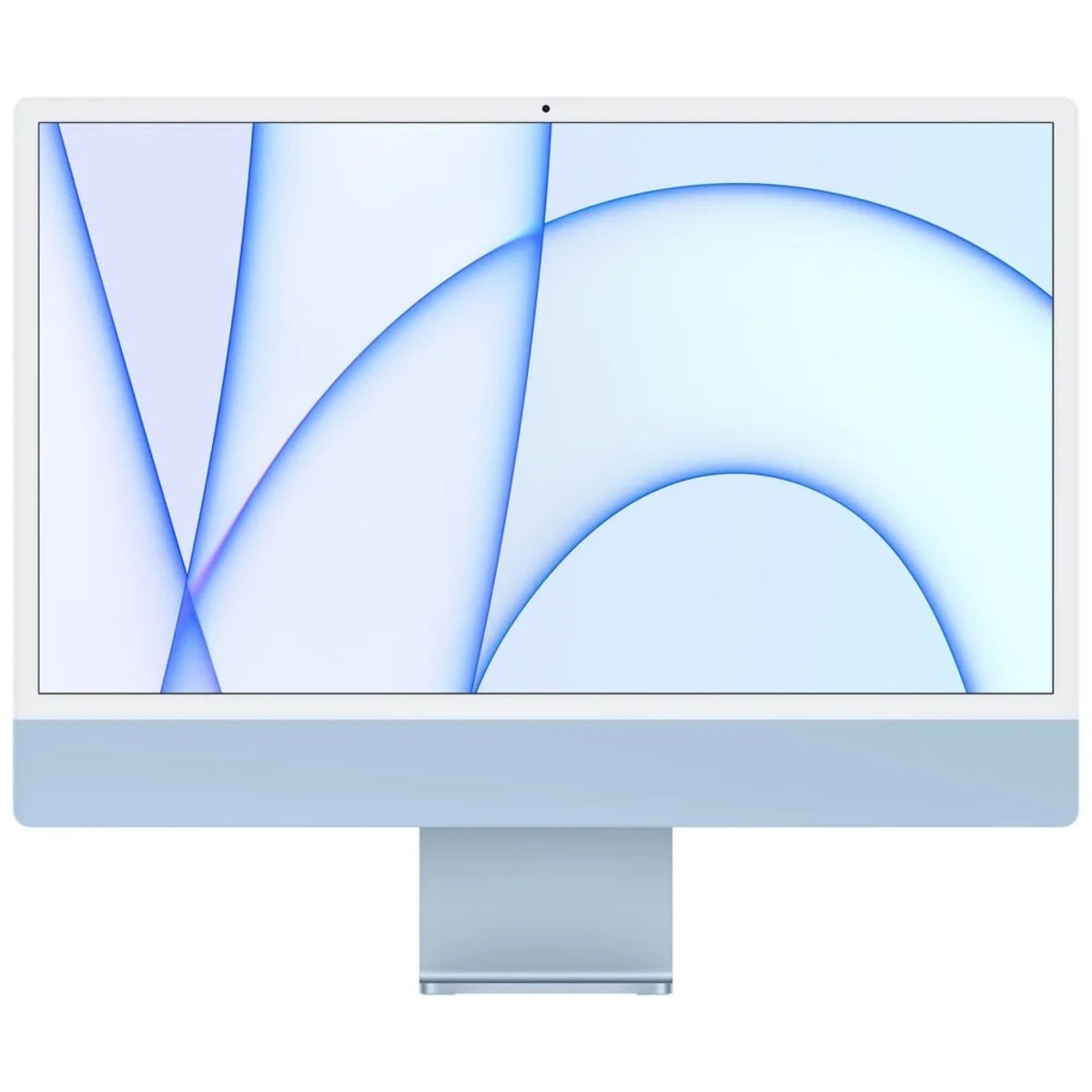 Моноблок Apple iMac MGPK3RU/A 24 4.5K M1 /8Gb/SSD256Gb/macOS/GbitEth/WiFi/BT/клавиатура/мышь/Cam/синий 4480x2520