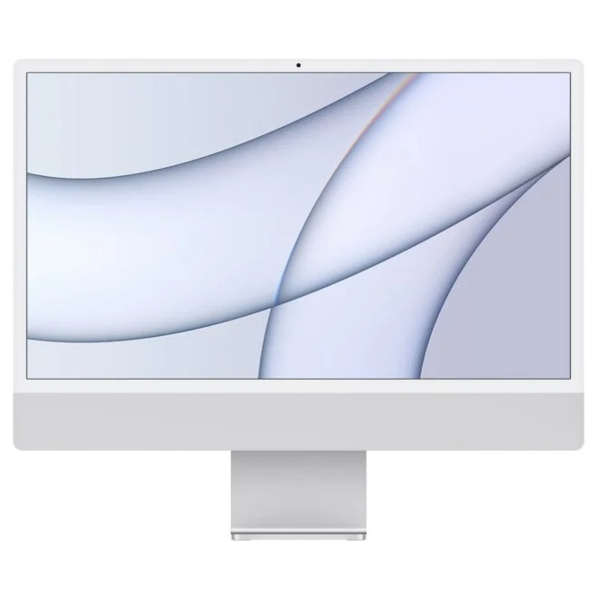 Моноблок Apple iMac MGTF3RU/A 24 4.5K M1 /8Gb/SSD256Gb/macOS/WiFi/BT/клавиатура/мышь/Cam/серебристый 4480x2520