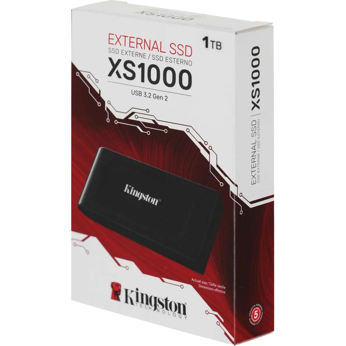 Накопитель SSD Kingston USB-C 1TB SXS1000/1000G, черный