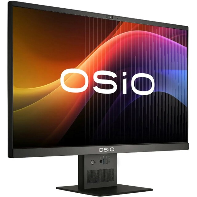 Моноблок Osio BaseLine B240i-018b (Intel Core i5 1235U 1.3Ghz/16Gb DDR5/SSD 512Gb/Intel Iris Xe/23.8 /IPS/FHD (1920x1080)/noOS/black/WiFi/BT/Cam)