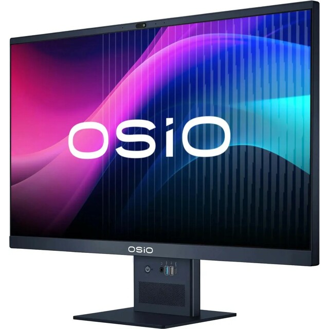 Моноблок Osio BaseLine B240I-019C (Intel Core i5 1235U 1.3Ghz/16Gb DDR5/SSD 512Gb/Intel Iris Xe/23.8 /IPS/FHD (1920x1080)/Windows 11 Pro/blue/WiFi/BT/Cam)