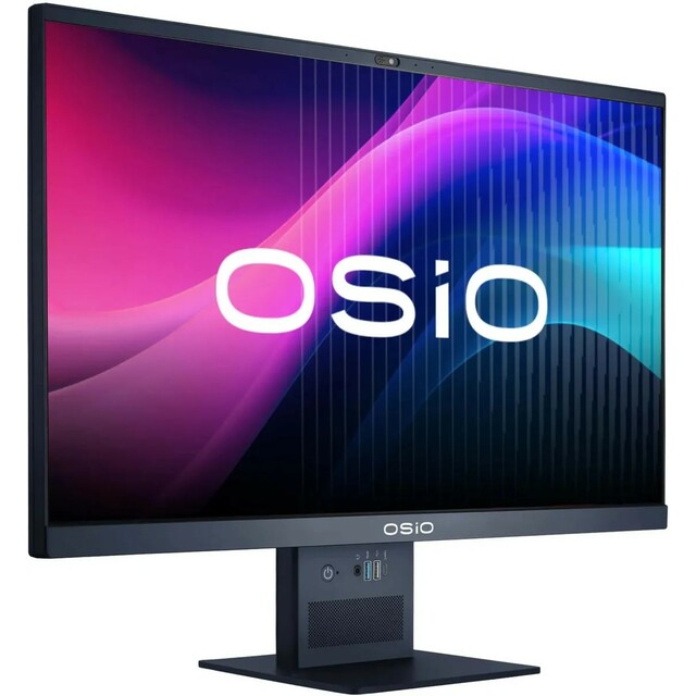 Моноблок Osio BaseLine B240I-019C (Intel Core i5 1235U 1.3Ghz/16Gb DDR5/SSD 512Gb/Intel Iris Xe/23.8 /IPS/FHD (1920x1080)/Windows 11 Pro/blue/WiFi/BT/Cam)