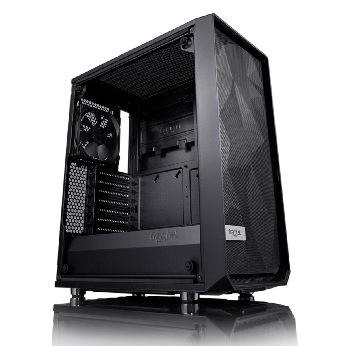 Корпус Fractal Design Meshify C Blackout TG ATX (Цвет: Black)