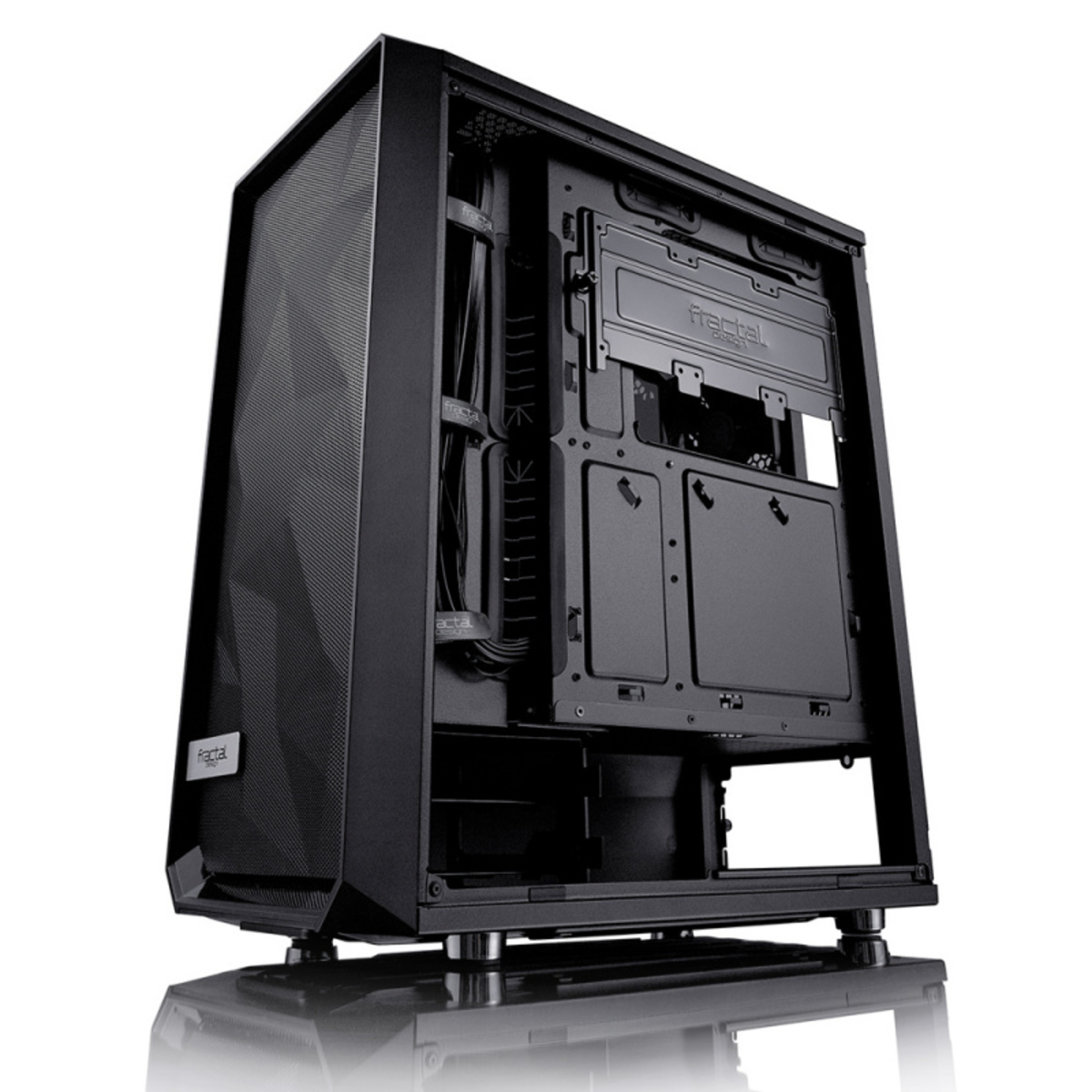 Корпус Fractal Design Meshify C Blackout TG ATX (Цвет: Black)