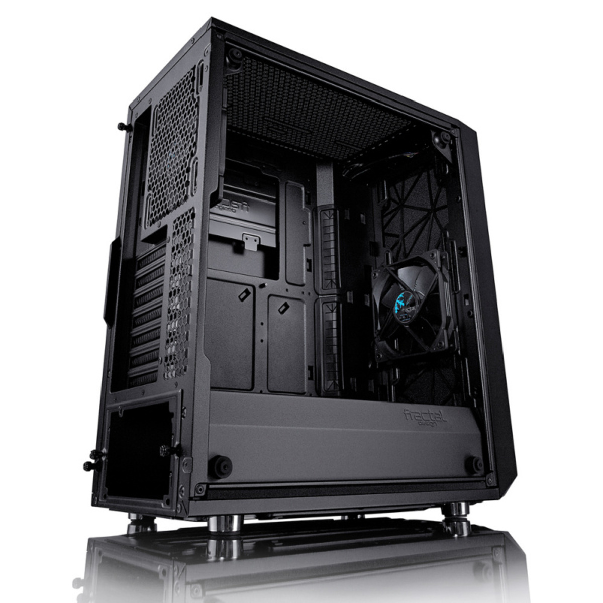 Корпус Fractal Design Meshify C Blackout TG ATX (Цвет: Black)