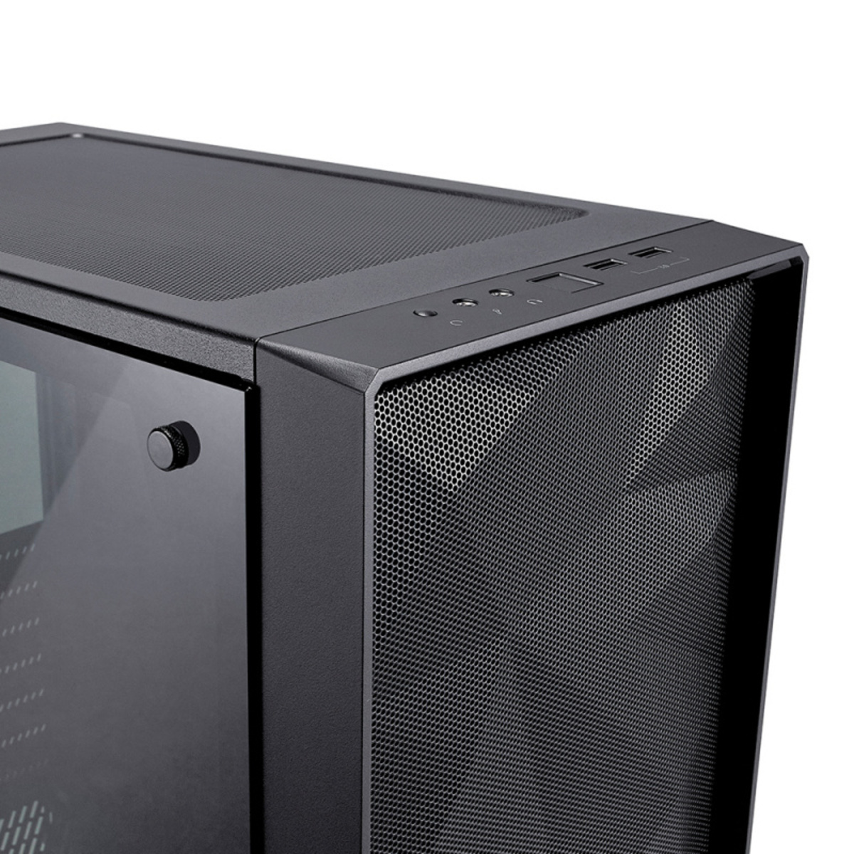 Корпус Fractal Design Meshify C Blackout TG ATX (Цвет: Black)