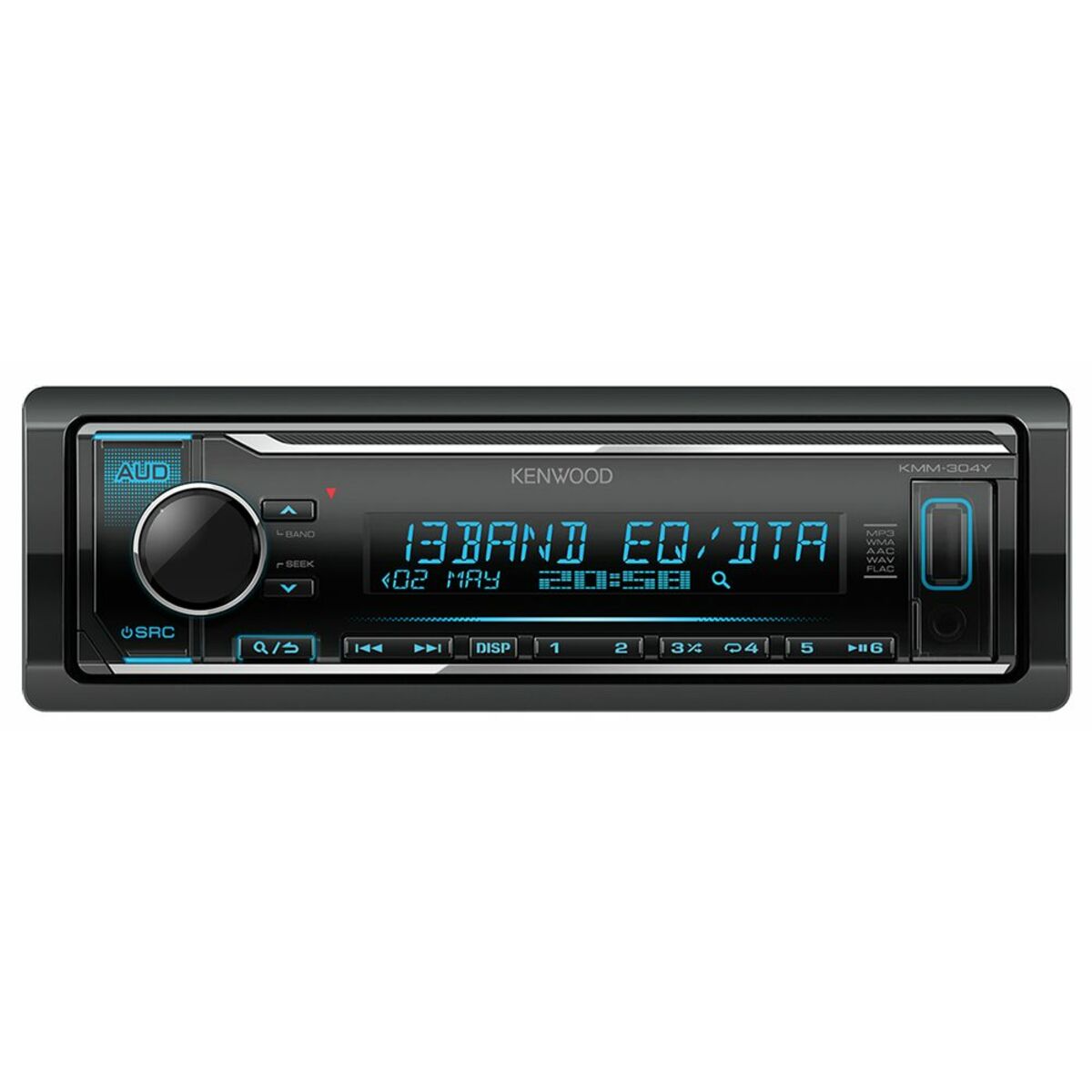 Автомагнитола Kenwood KMM-304Y (Цвет: Black)