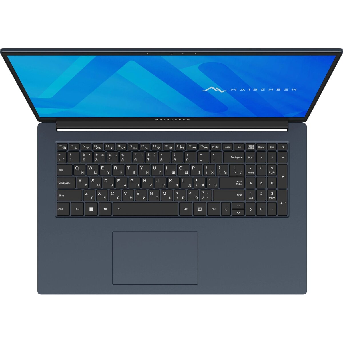 Ноутбук Maibenben M17A-R574UM (Ryzen 5 7430U 2.3Ghz/16Gb DDR4/SSD512Gb/AMD Radeon Graphics/17.3"/Windows 11 Home/blue) (M17A-R574UM0F3RHU4EB1)