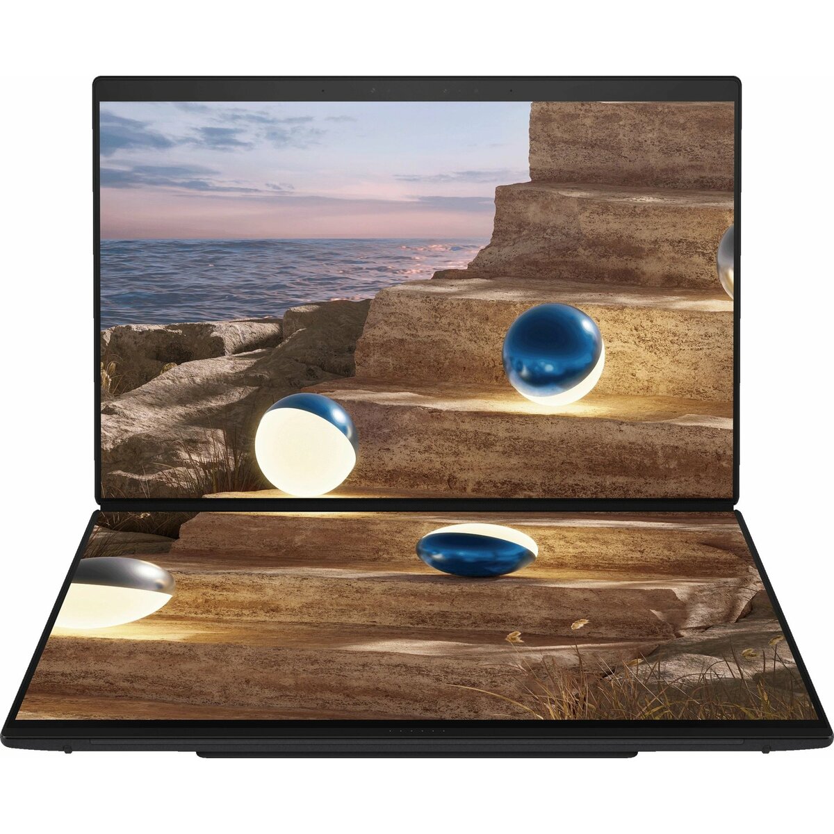 Ноутбук Asus ZenBook Duo UX8407AA-SN279X (Core Ultra 9 386H 2.1Ghz / 32Gb LPDDR5x / SSD1Tb / Intel Graphics / 14