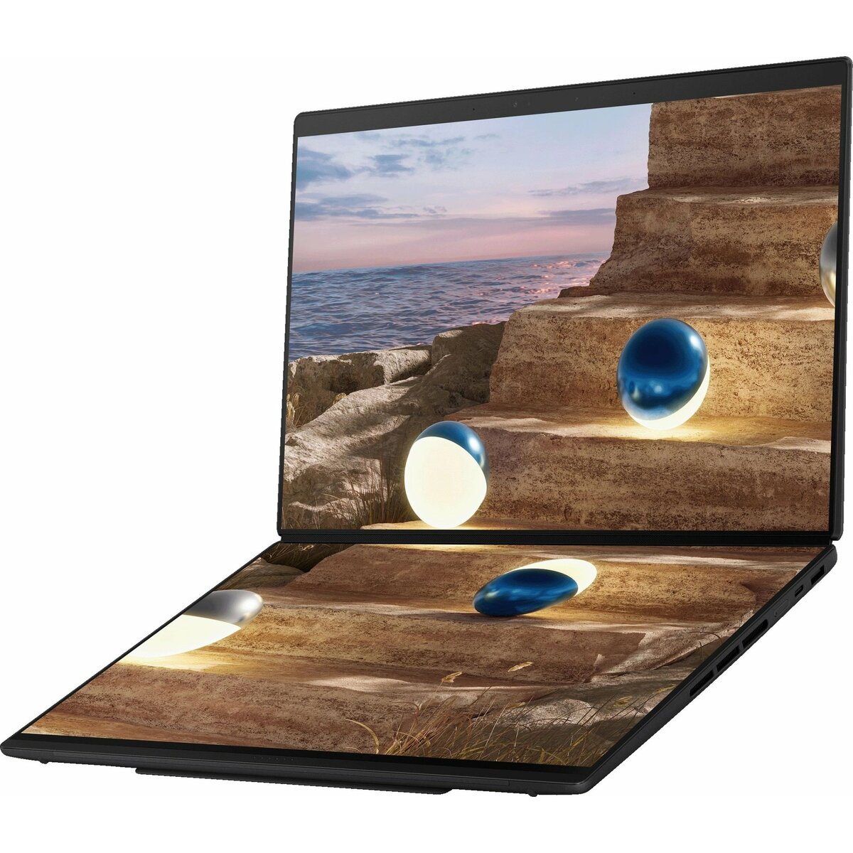 Ноутбук Asus ZenBook Duo UX8407AA-SN279X (Core Ultra 9 386H 2.1Ghz / 32Gb LPDDR5x / SSD1Tb / Intel Graphics / 14