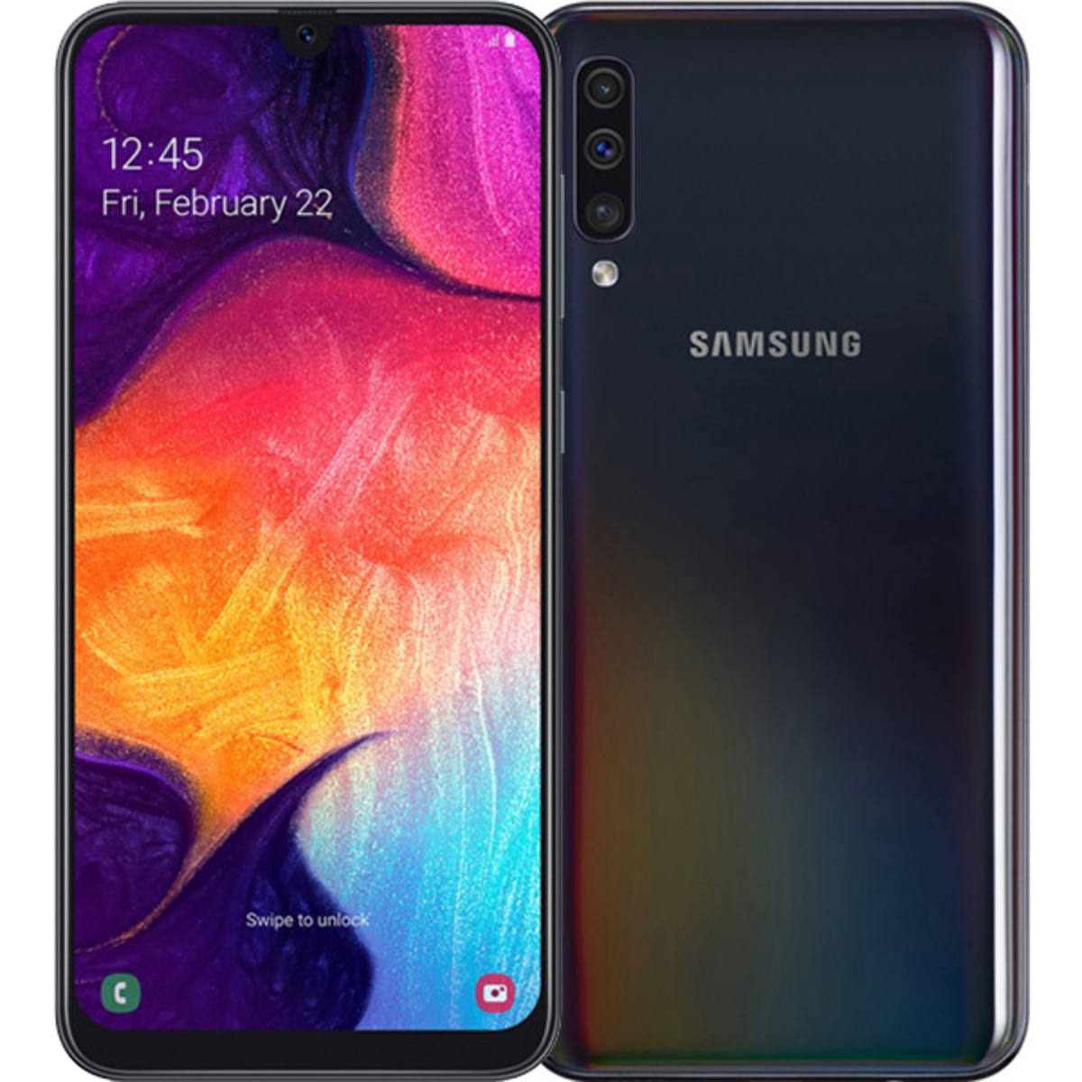 Купить Смартфон Samsung Galaxy A50 SM-A505FM/DS 6/128Gb (Цвет: Black)  SM-A505FZKQSER в СПб недорого | Выгодные цены на Смартфон Samsung Galaxy A50  SM-A505FM/DS 6/128Gb (Цвет: Black) SM-A505FZKQSER, покупка в кредит  (Артикул 00123189)