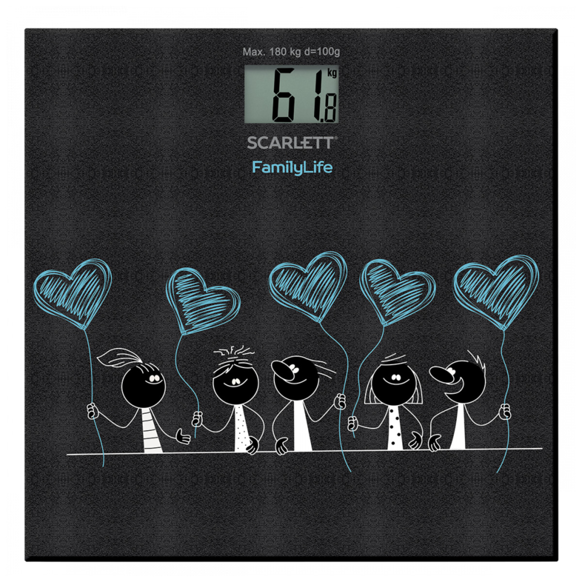 Весы напольные электронные Scarlett SC-BS33E019 (Цвет: Purple)