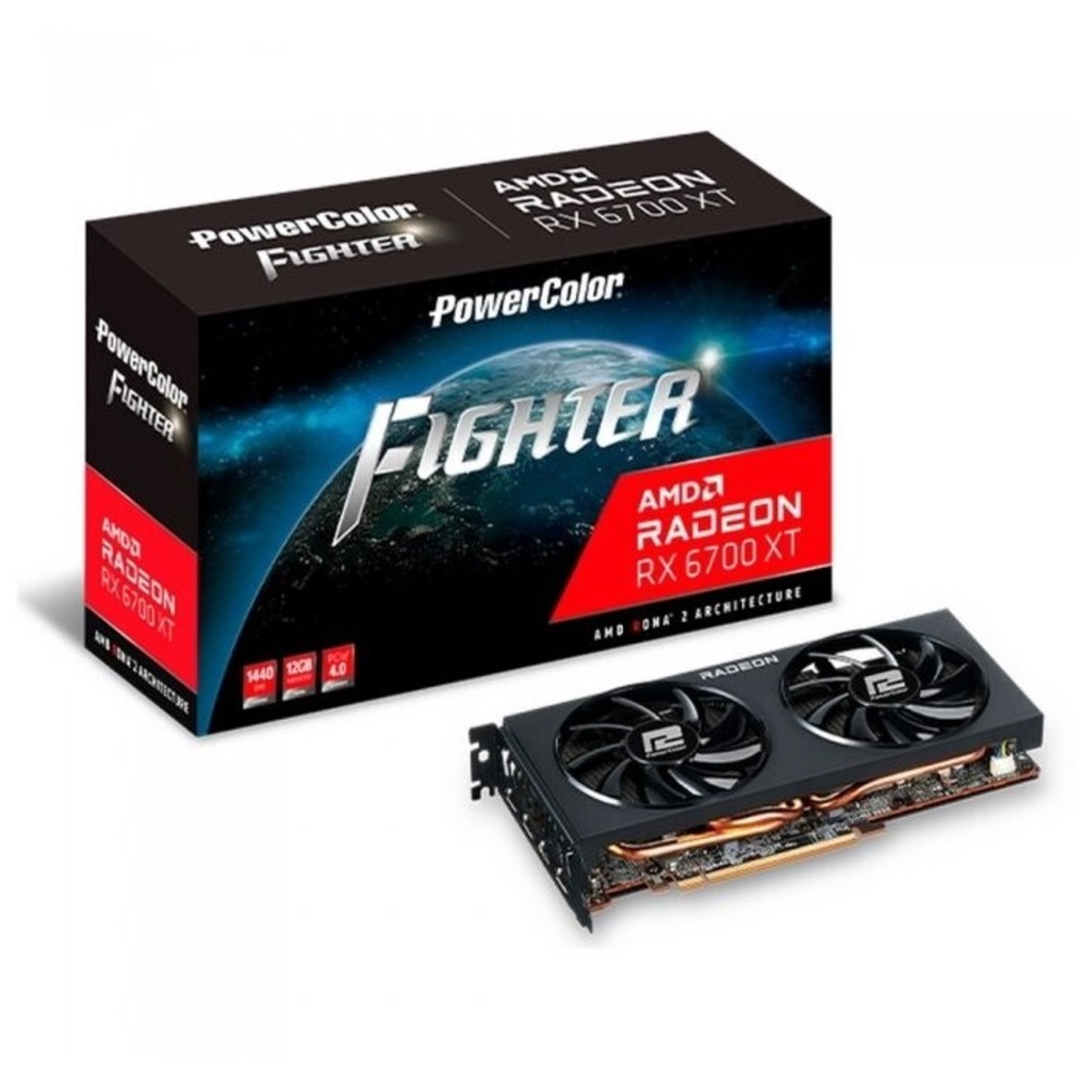 Видеокарта PowerColor Fighter Radeon RX6700XT 12GB GDDR6 Ret