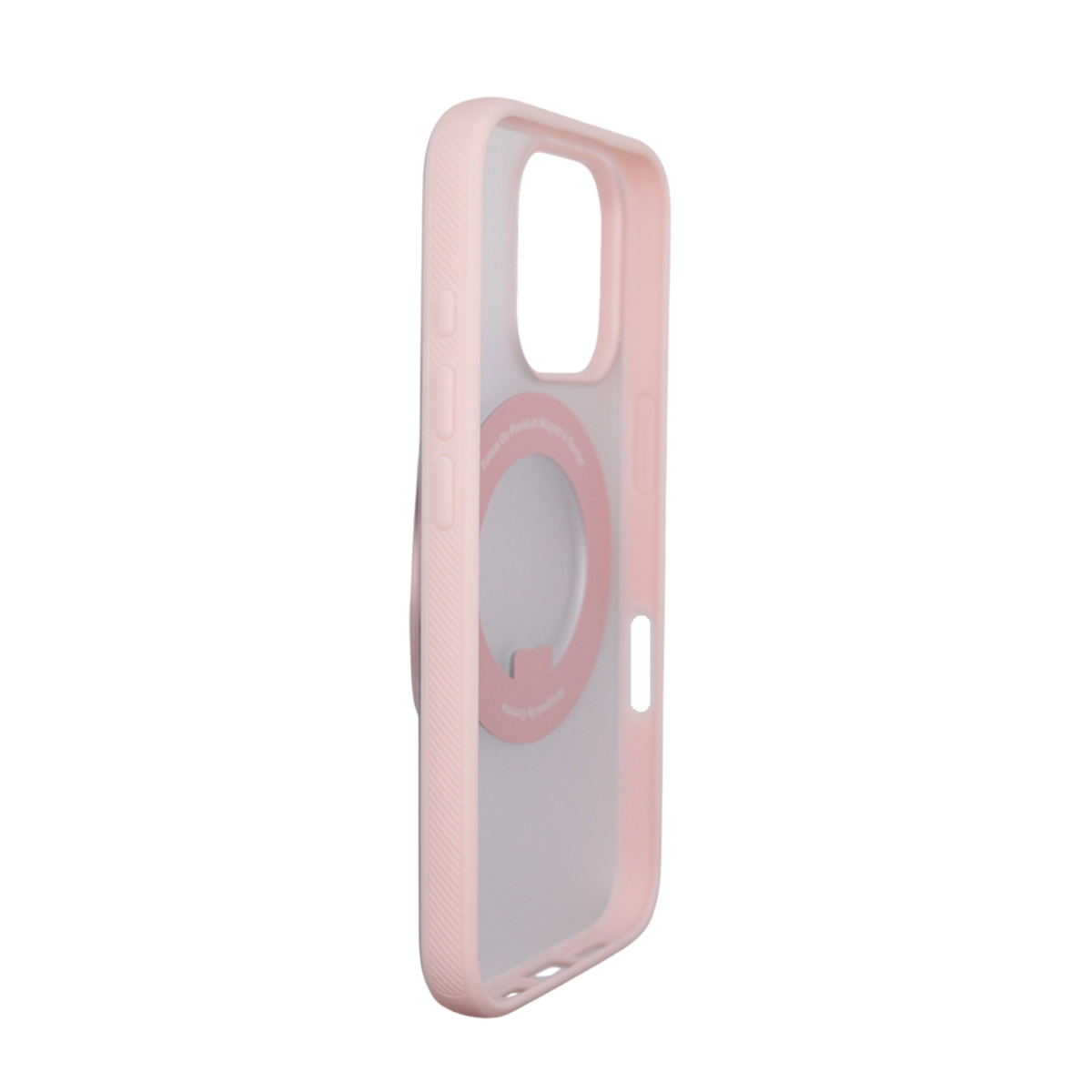 Чехол-накладка Comma Joy Elegant Magnetic 360 Rotating Stand Case для iPhone 17 (Цвет: Pink Purple)
