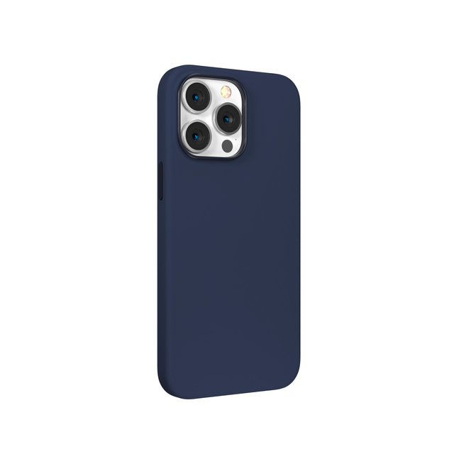 Чехол-накладка Devia Nature Series Silicone Magnetic Case для смартфона iPhone 14 Pro (Цвет: Navy Blue)