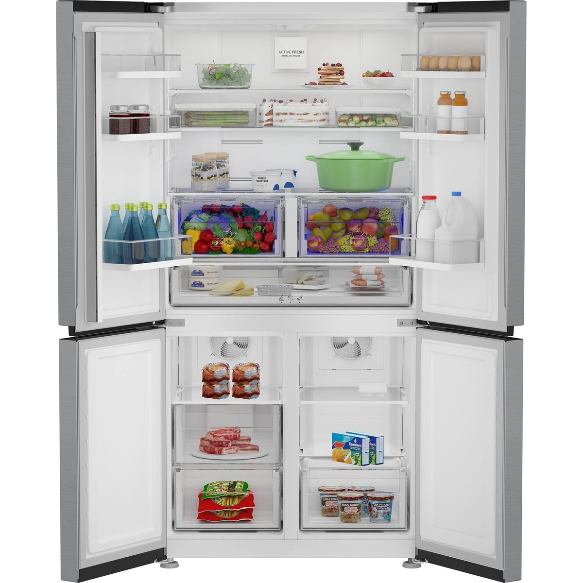 Холодильник Hotpoint HFP4 625I X (Цвет: Gray)